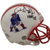 Andre Tippett Autographed/Signed New England Patriots Mini Helmet HOF BAS 21687