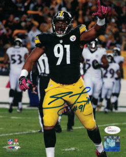 Stephon Tuitt Autographed/Signed Pittsburgh Steelers 8x10 Photo JSA 21691