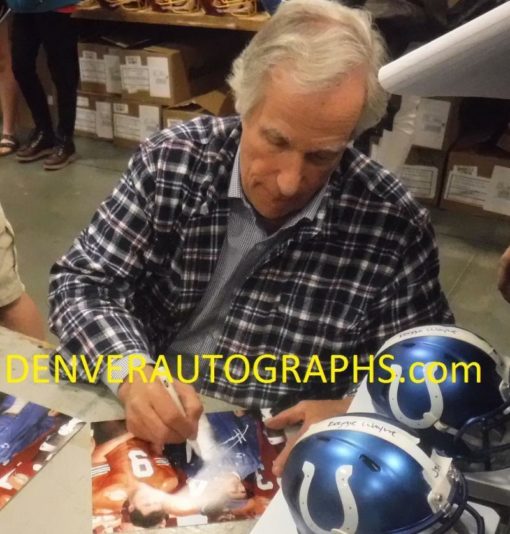 Henry Winkler Autographed/Signed Waterboy 8x10 Photo Coach Klein BAS 21710