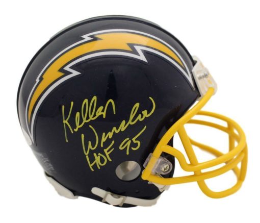 Kellen Winslow Autographed San Diego Chargers TB Mini Helmet HOF JSA 21711