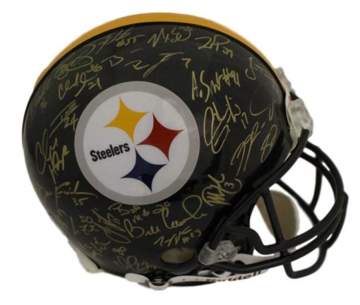 Pittsburgh Steelers Super Bowl XL Signed Proline Helmet 28 Sigs Bettis BAS 21735