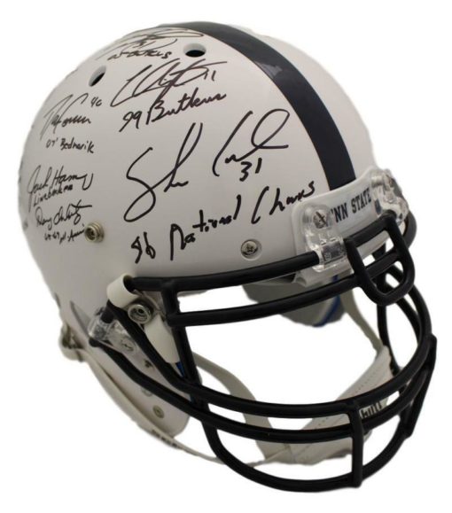 Penn State Nittany Lions Linebacker U Signed Proline Helmet Ham JSA +9 21755