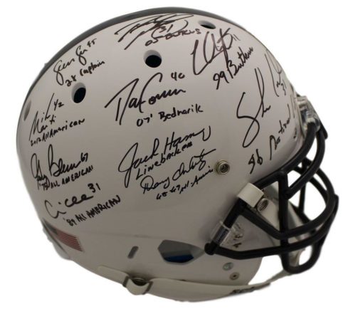 Penn State Nittany Lions Linebacker U Signed Proline Helmet Ham JSA +9 21755