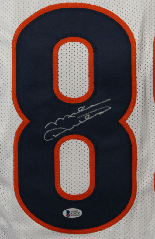 Mike Ditka Autographed/Signed Chicago Bears White XL Jersey BAS 21762