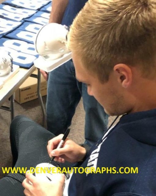 Mike Gesicki Autographed/Signed Penn State Mini Helmet JSA 21784