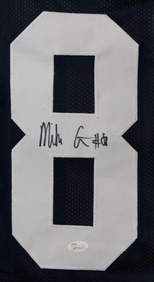 Mike Gesicki Autographed/Signed Penn State XL Blue Jersey JSA 21786