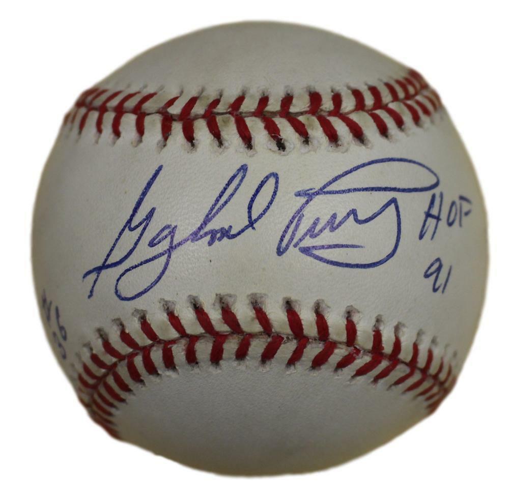 Gaylord Perry Autographed San Francisco Giants NL Baseball HOF 91 JSA 21825