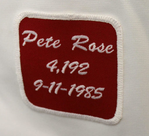 Pete Rose Autographed Cincinnati Reds Mitchell & Ness XL Jersey JSA 21848