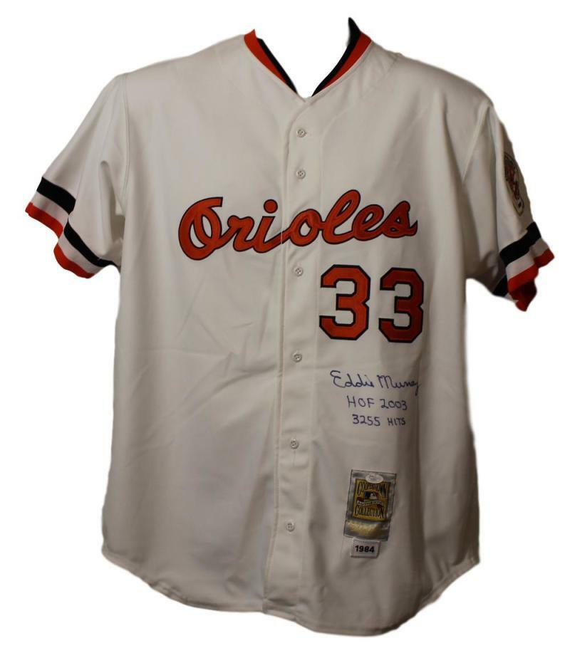 Eddie Murray Autographed Baltimore Orioles Mitchell & Ness 2XL Jersey JSA  21858 – Denver Autographs