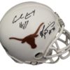 Earl Campbell & Ricky Williams Signed Texas Longhorns Mini Helmet JSA 21862