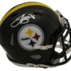 Leveon Bell Autographed Pittsburgh Steelers Riddell Speed Mini Helmet JSA 21865