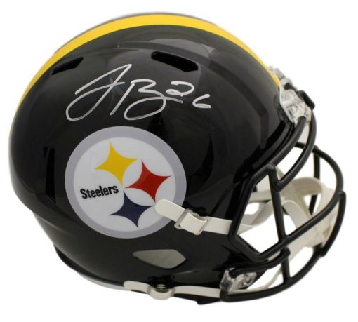 Leveon Bell Autographed Pittsburgh Steelers Replica Speed Helmet JSA 21867