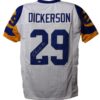 Eric Dickerson Autographed Los Angeles Rams XL White Jersey HOF BAS 21897