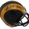 Eric Dickerson Autographed/Signed Los Angeles Rams Mini Helmet HOF BAS 21898