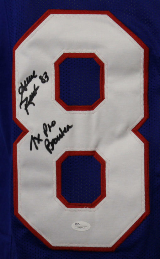 Andre Reed Autographed/Signed Buffalo Bills XL Blue Jersey 7x Pro Bowl JSA 21931