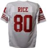 Jerry Rice Autographed/Signed San Francisco 49ers XL White Jersey JSA 21933