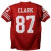 Dwight Clark Autographed/Signed San Francisco 49ers XL Red Jersey BAS 21952