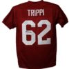 Charlie Trippi Autographed/Signed Arizona Cardinals Red XL Jersey HOF JSA 21956