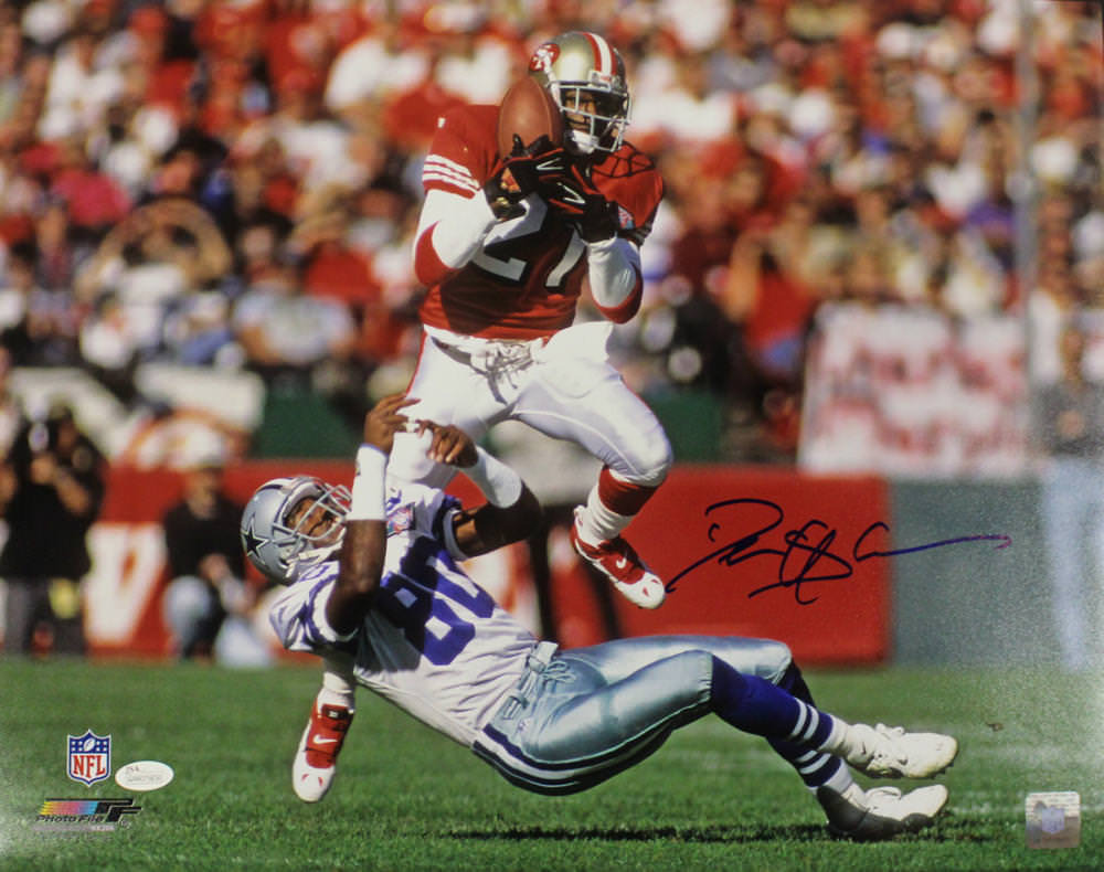 Deion Sanders Autographed/Signed San Francisco 49ers 16×20 Photo