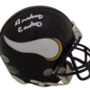 Anthony Carter Autographed/Signed Minnesota Vikings TB Mini Helmet BAS 21997