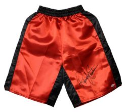 Randy Couture Autographed/Signed UFC MMA Red Trunks BAS 22007