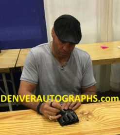 Randy Couture Autographed/Signed UFC Black Left Handed Glove BAS 22016