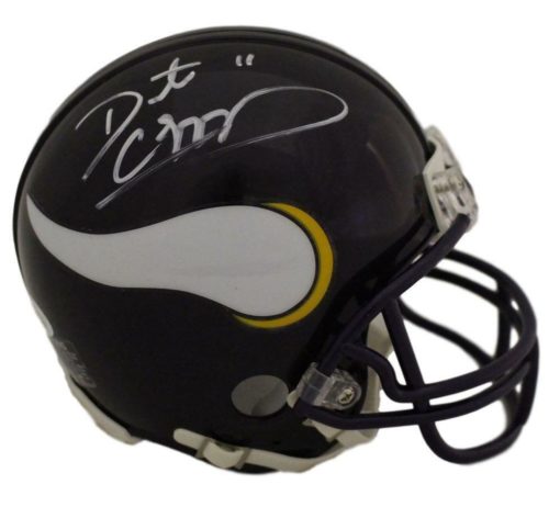 Daunte Culpepper Autographed/Signed Minnesota Vikings TB Mini Helmet JSA 22026