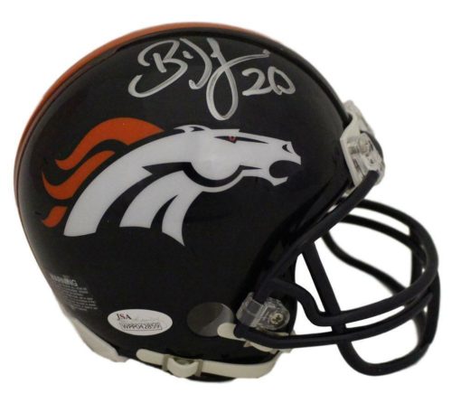 Brian Dawkins Autographed/Signed Denver Broncos Mini Helmet JSA 22037