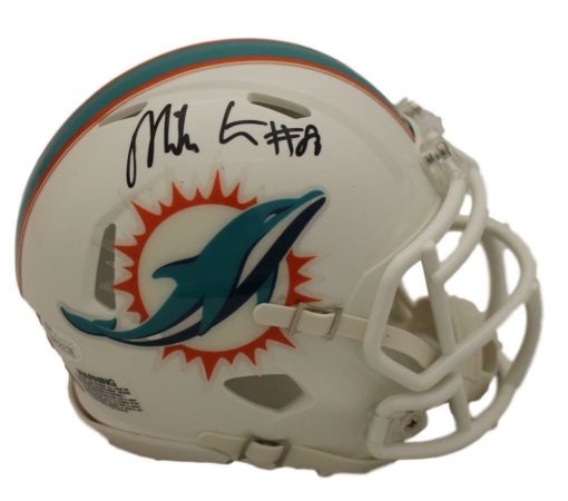 Mike Gesicki Autographed/Signed Miami Dolphins Speed Mini Helmet JSA 22042