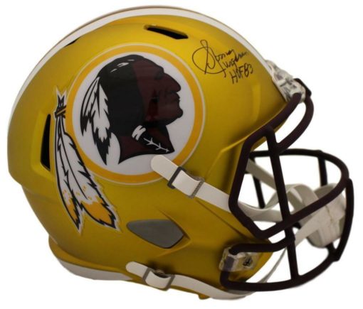 Sonny Jurgensen Signed Washington Redskins Blaze Replica Helmet HOF JSA 22048