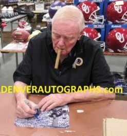 Sonny Jurgensen Autographed/Signed Washington Redskins 8x10 Photo HOF JSA 22051