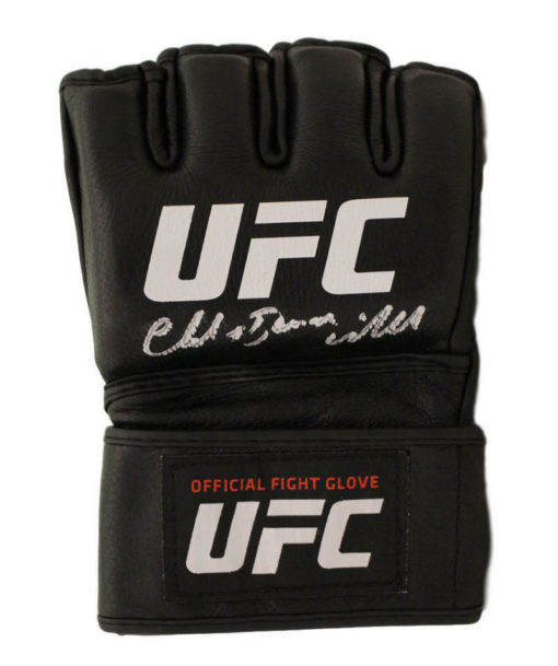 Chuck Liddell Autographed UFC Official Black Left Handed Glove Iceman BAS 22059