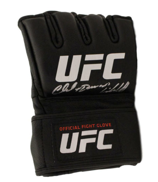Chuck Liddell Signed UFC Official Black Right Handed Med Glove Iceman BAS 22061