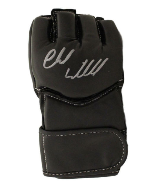 Chuck Liddell Autographed UFC Century Black Right Handed S/M Glove BAS 22067