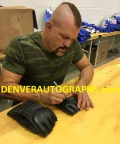 Chuck Liddell Signed UFC Century Black Right Handed Glove Iceman BAS 22070