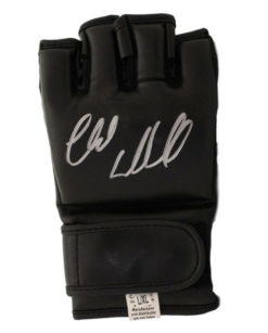 Chuck Liddell Autographed/Signed UFC Black Right Handed Glove BAS 22072