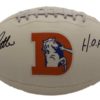 Floyd Little Autographed/Signed Denver Broncos D Logo Football HOF JSA 22079