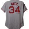 David Ortiz Autographed/Signed Boston Red Sox Majestic 52 Jersey JSA 22090