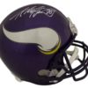 Adrian Peterson Autographed/Signed Minnesota Vikings Replica Helmet JSA 22091
