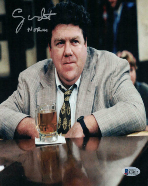 George Wendt Autographed/Signed 8x10 Photo Cheers Norm BAS 22114