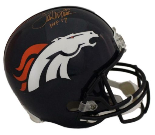 Terrell Davis Autographed/Signed Denver Broncos Replica Helmet HOF RAD 22130