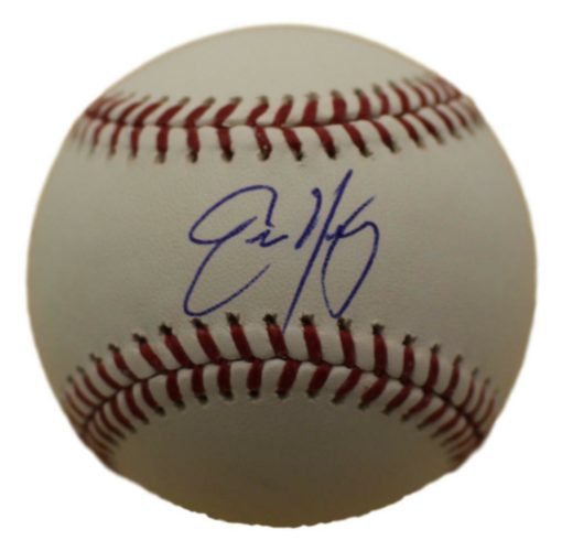 Eric Young Autographed/Signed Colorado Rockies OML Baseball JSA 22139