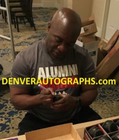 Eric Young Autographed/Signed Colorado Rockies Black OML Baseball JSA 22141