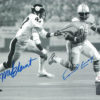 Earl Campbell & Mel Blount Signed Steelers/Oilers 8x10 Photo JSA 22152