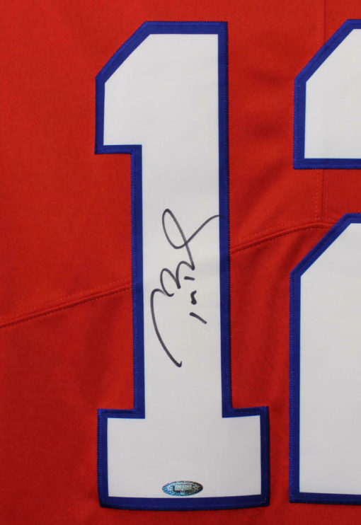 Tom Brady Autographed New England Patriots XL Limited Red Jersey Tristar 22170