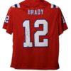Tom Brady Autographed New England Patriots XL Limited Red Jersey Tristar 22170