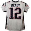 Tom Brady Autographed New England Patriots Elite 48 White Jersey Tristar 22171