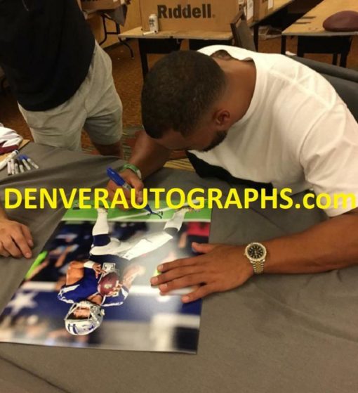 Dak Prescott Autographed/Signed Dallas Cowboys 16x20 Photo BAS 22180