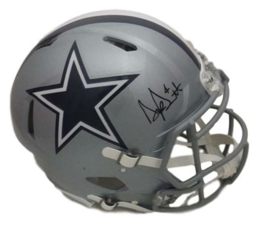 Dak Prescott Autographed/Signed Dallas Cowboys Speed Proline Helmet BAS 22184