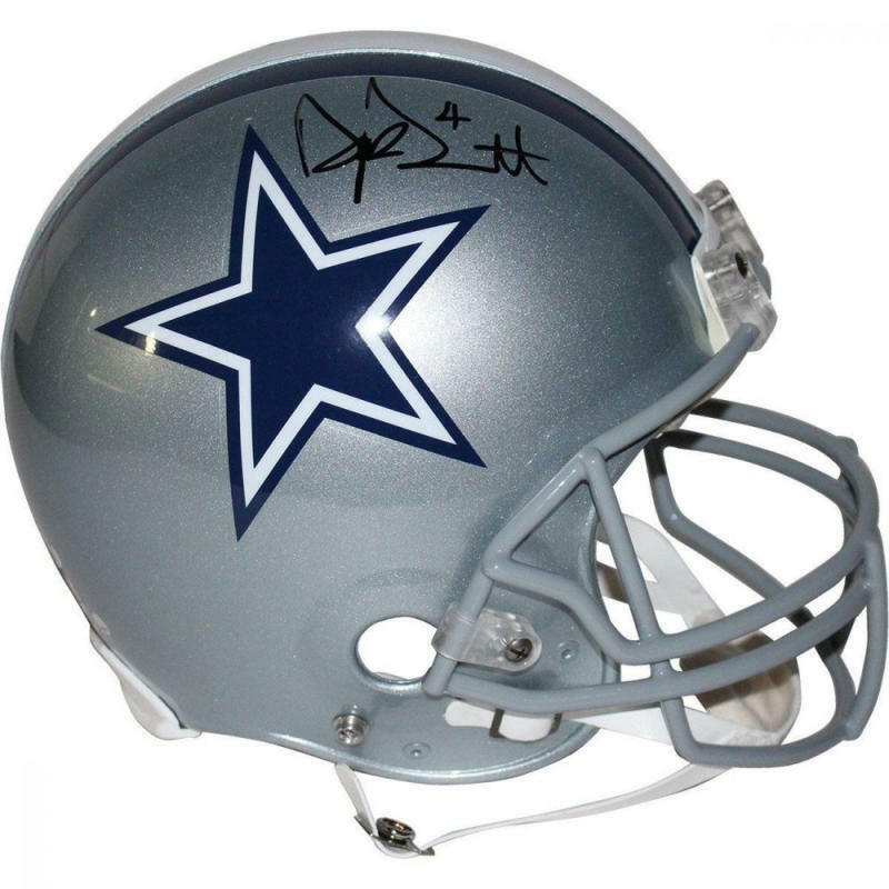 Dak Prescott Autographed/Signed Dallas Cowboys Proline Helmet BAS 22185